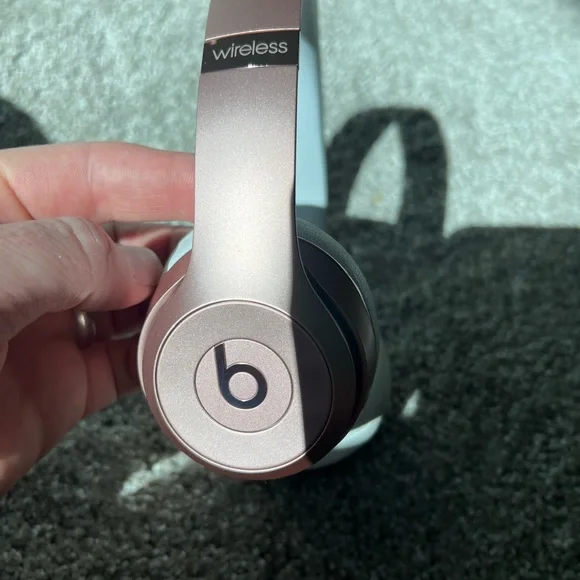 Beats studio rose gold headphones